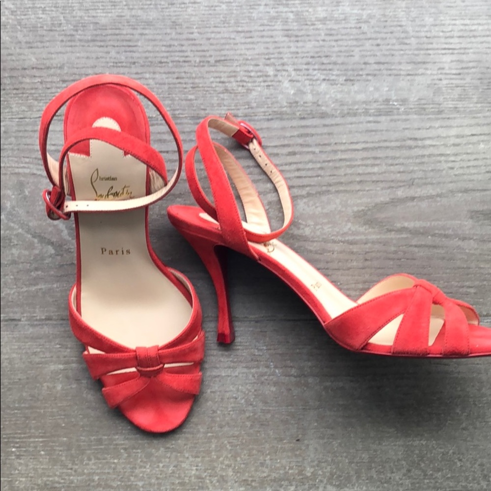 NWOB Christian Louboutin Suede Trezuma San…